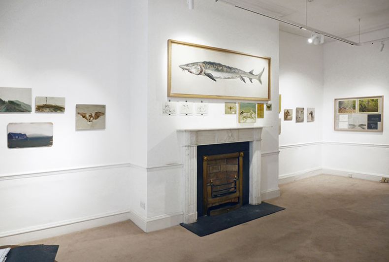Wolf Vista general de la exposici&oacute;n en la galer&iacute;a Oliver Sears Gallery, 2018