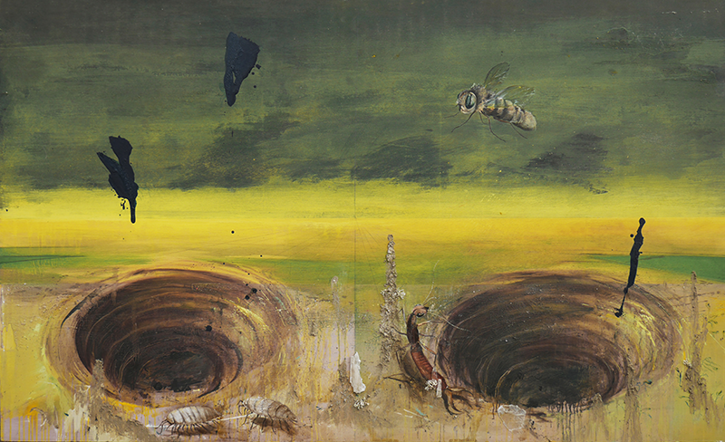 Extremadurii recentior T&eacute;cnica mixta sobre tabla 200 x 122 cm 2003-2020